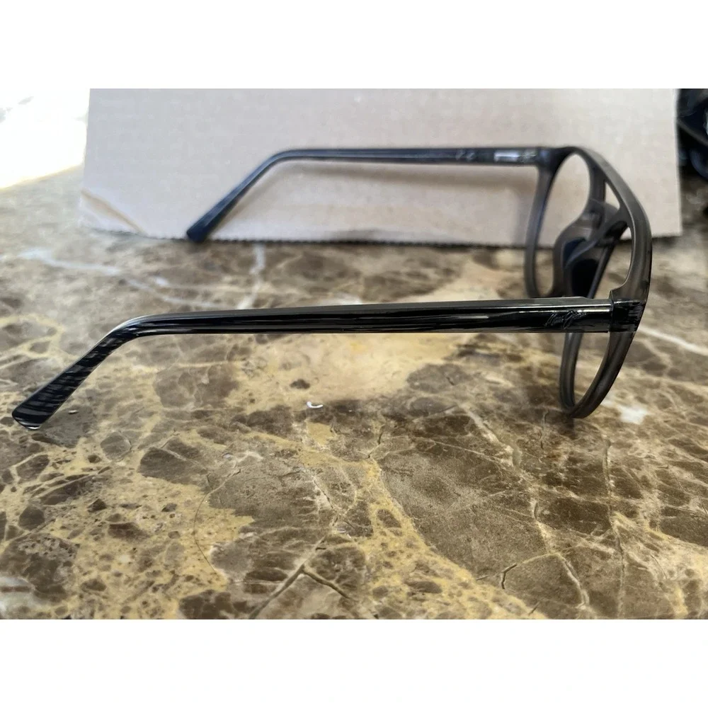 Maui Jim Ah Dang! Sunglasses MJ781-11MS Gray Striped frames 51.1-19-140 Italy